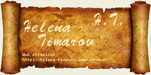 Helena Timarov vizit kartica